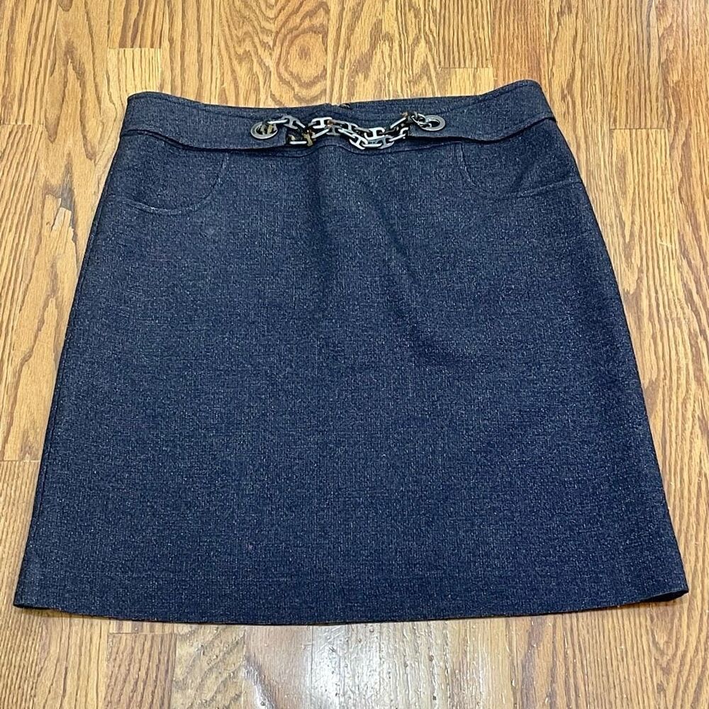 Worth Hardware Embellished Skirt